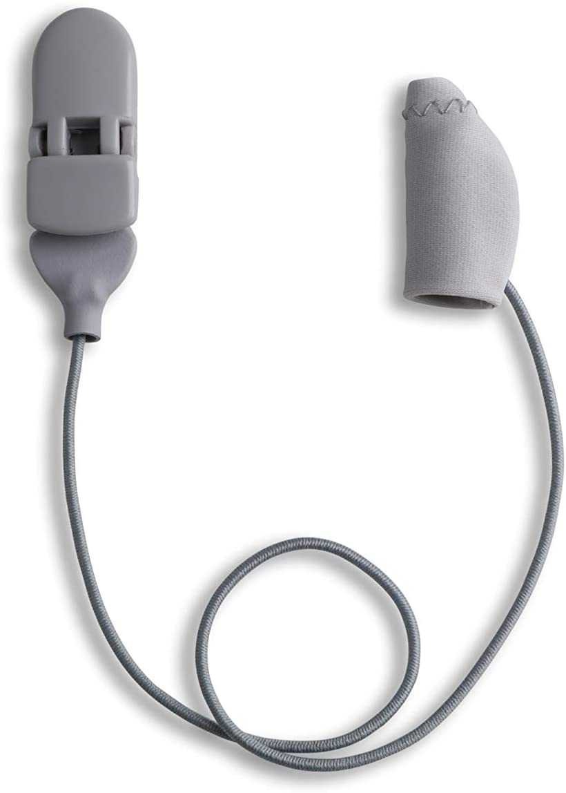 EG-MICROMONO-GY 1 in. Micro Corded Mono Hearing Aids - Gray