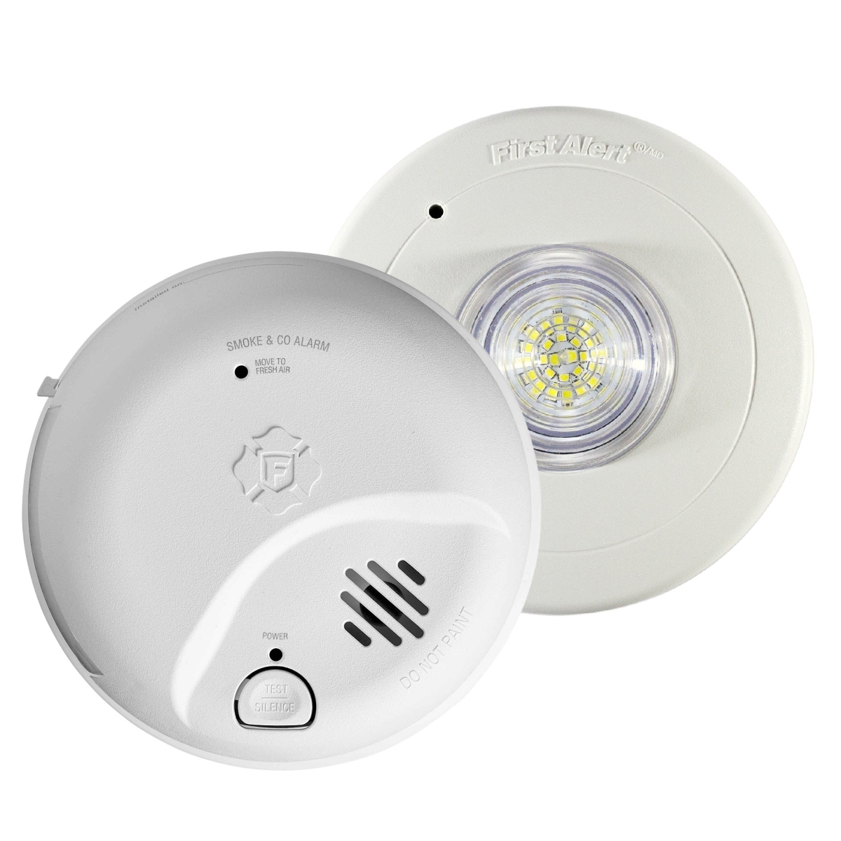BRK-SMICO100-AC-SLED Hardwired Dual Smoke & CO Alarm & SLED177 Strobe