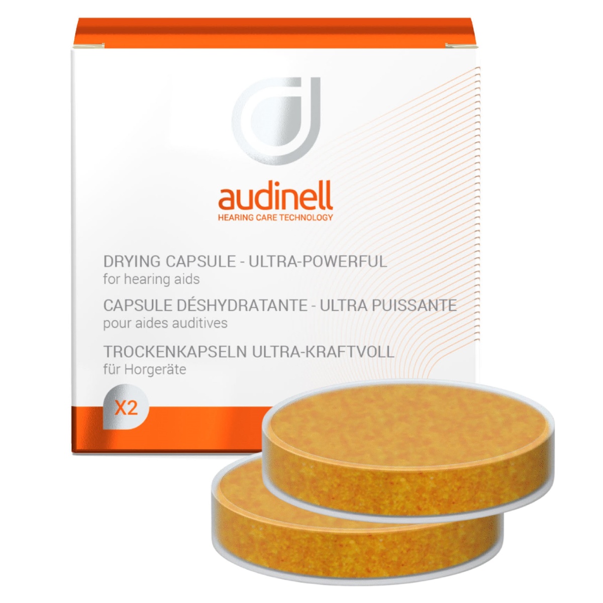 NELL1-2PAG Extra Drying Tablets for Audi Nell Dry Cup - Pack of 2
