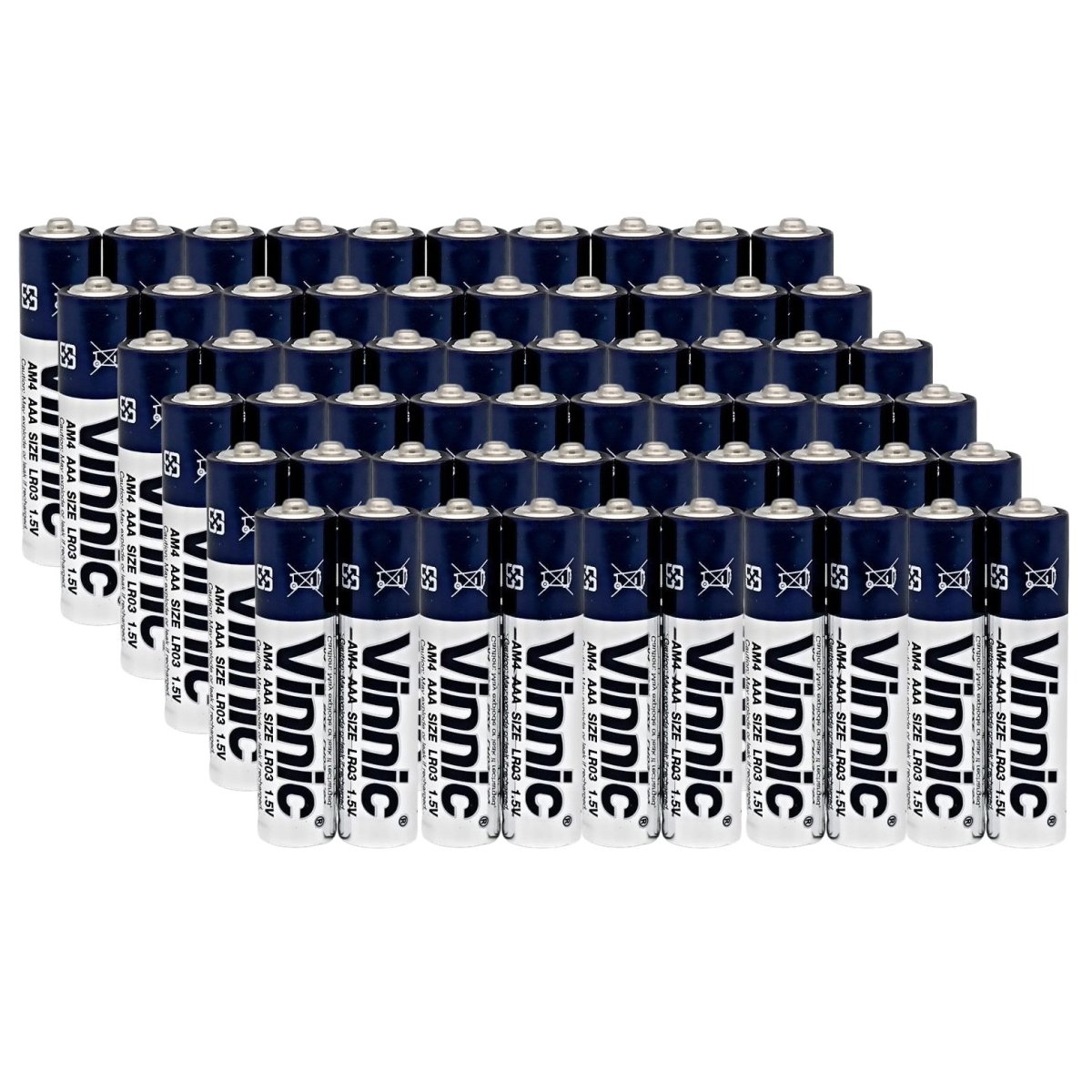 Picture of Williams Sound WS-BAT010-60 Vinic AAA Alkaline Batteries - Pack of 60