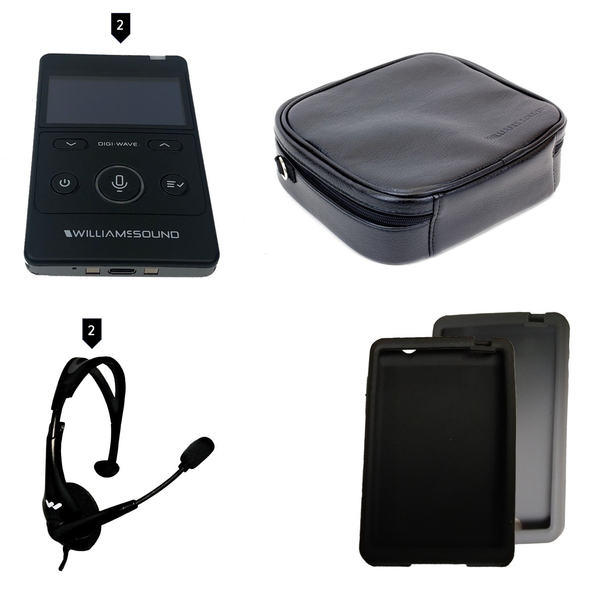 Picture of Williams Sound WS-DWSPCS2-400 400 Kit 2 for Two-Way Communication