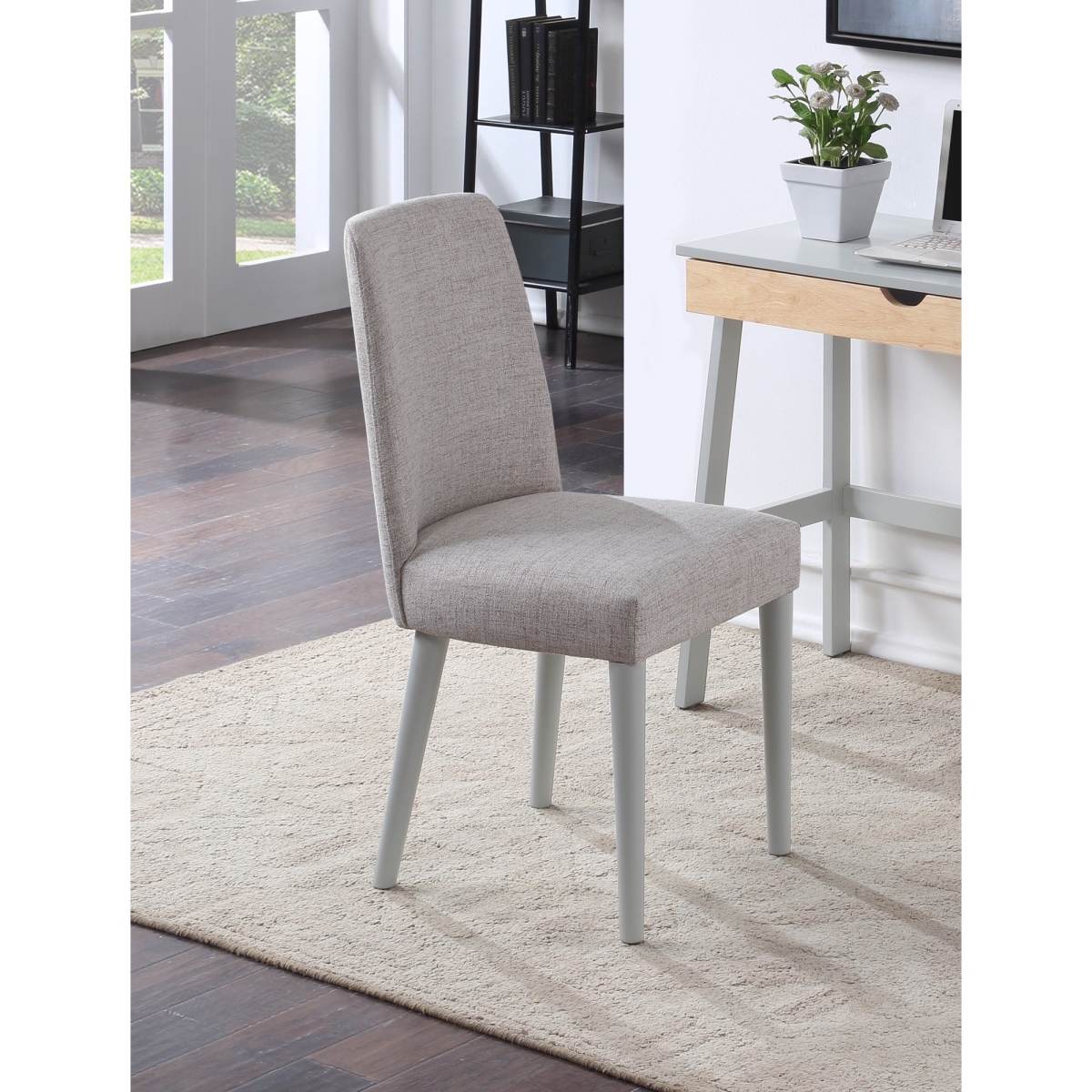 Taylor Chair, Gray Legs & Gray Fabric