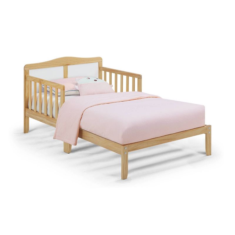 Picture of Olive & Opie 30810-NAT Birdie Toddler Bed&#44; Natural & White
