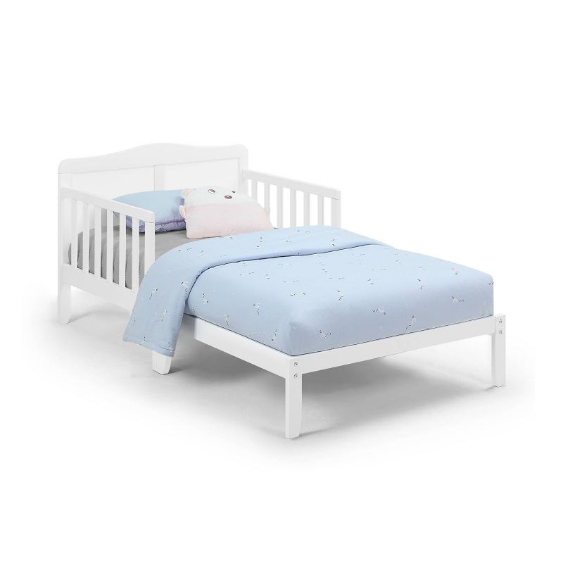 Picture of Olive & Opie 30810-WH Birdie Toddler Bed&#44; White & White