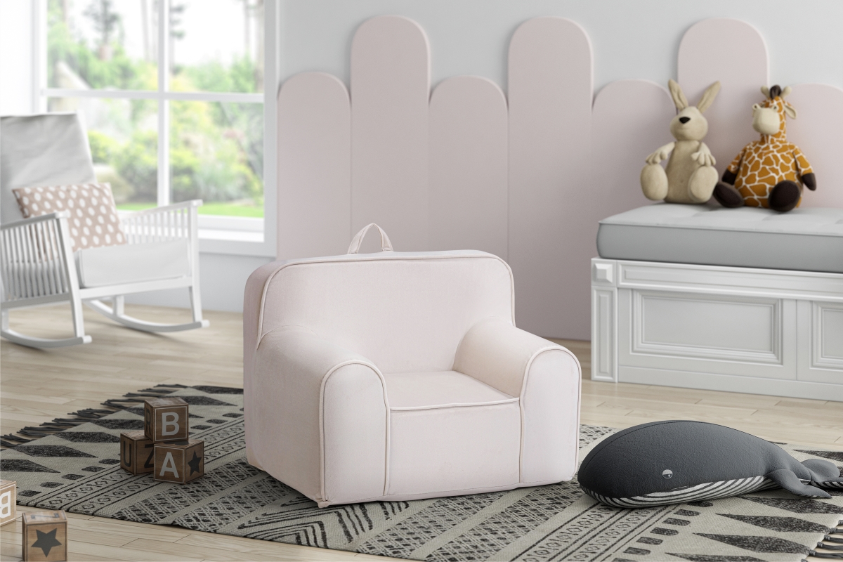 904FCM-WH Kuddlez Kids Foam Chair Grande Size White