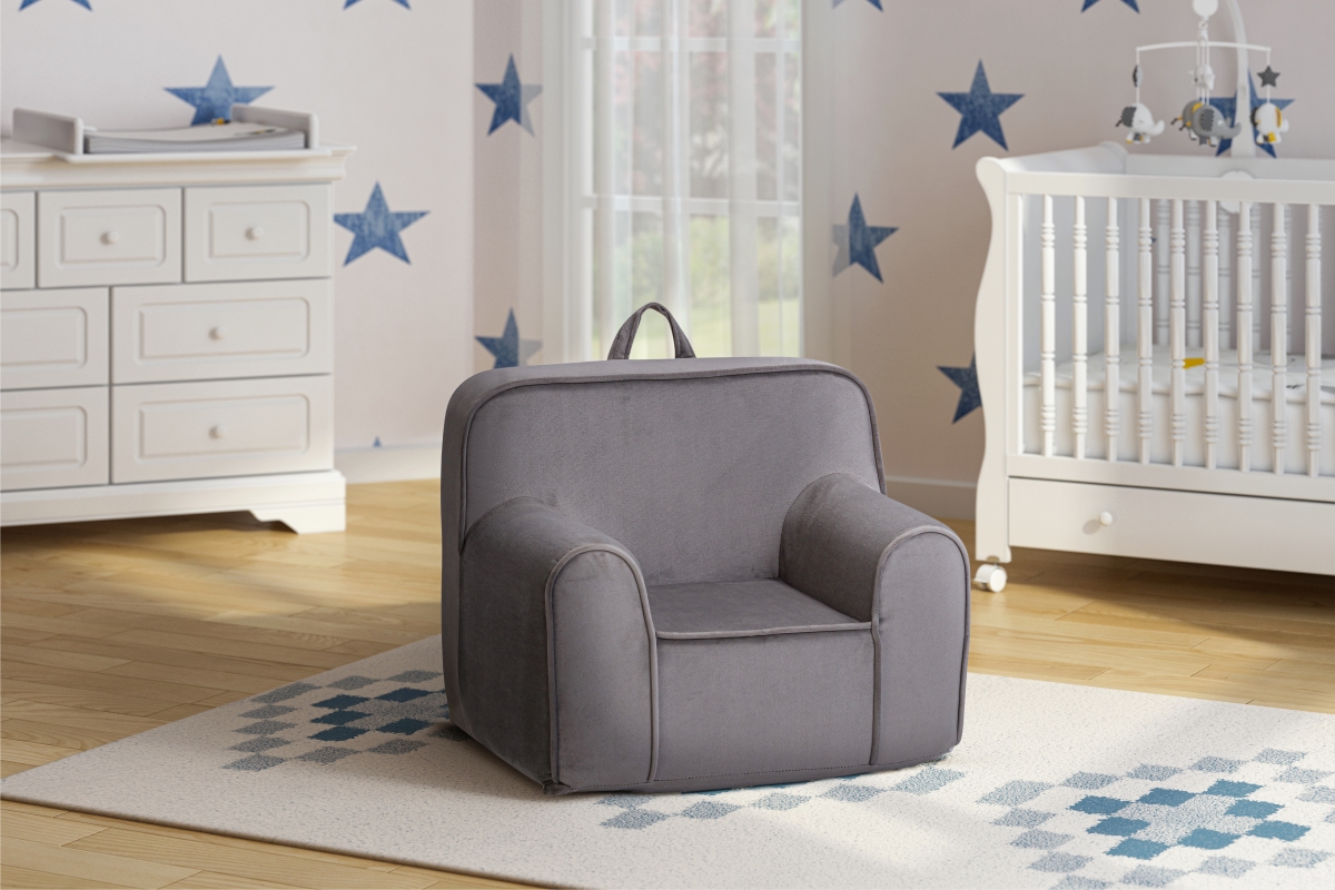 904FCS-GRY Kuddlez Kids Foam Chair Gray
