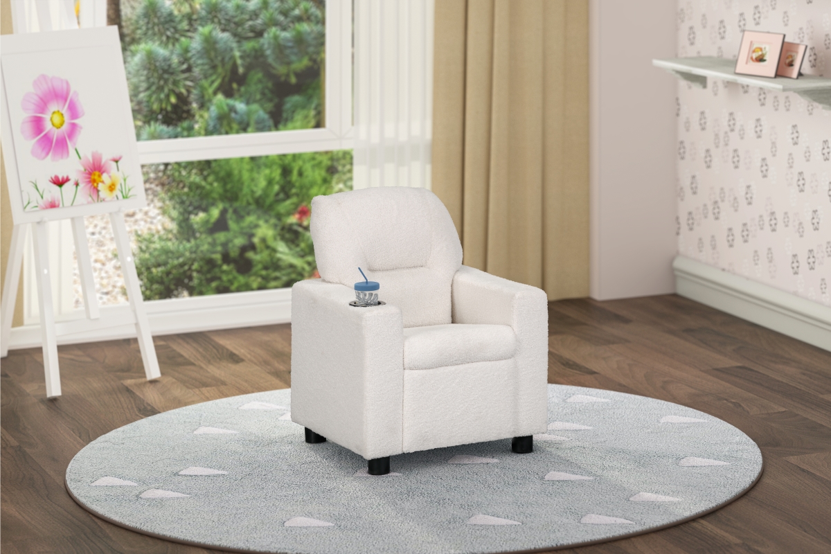 907KRS-WWT Oakley Kids Recliner Wooly White