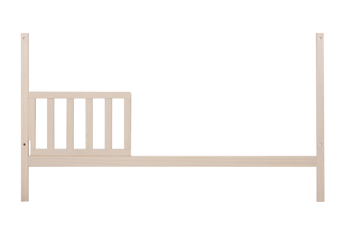 31875-WNA Reign Toddler Guardrail Corner Posts and Stabilizer Bar in Washed Natural