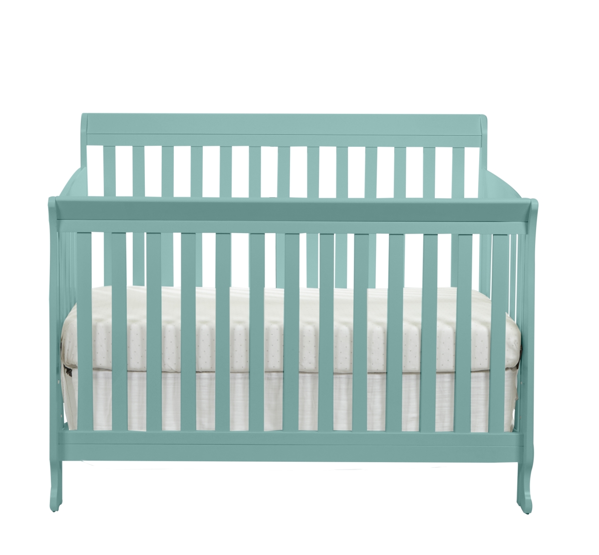 11400-TUQ Riley 4-in-1 Convertible Crib Turquoise
