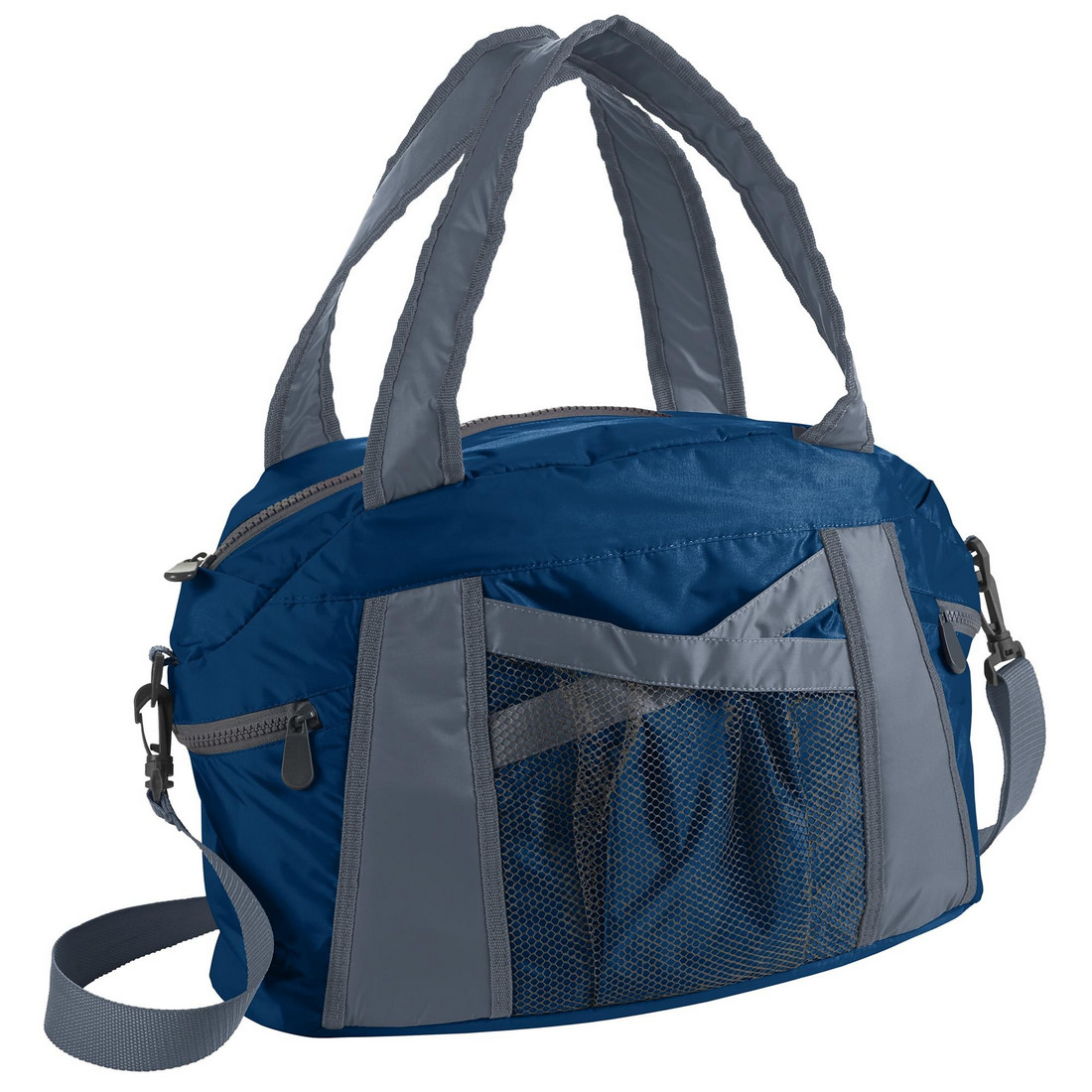 Picture of Augusta 1145A-Navy- Graphite-ALL Cruise Duffle Bags &#44; Navy & Graphite - One Size Fits All