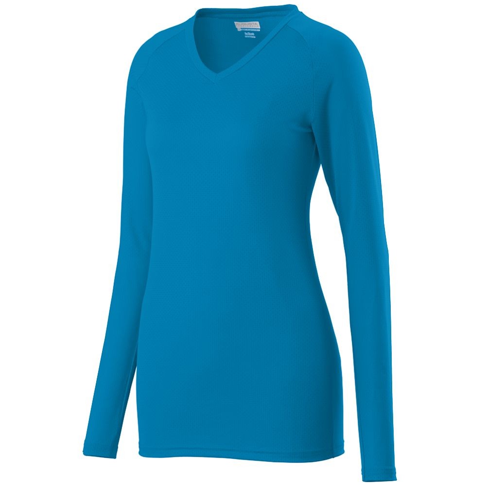 Picture of Augusta 1330A-Power Blue-XL Ladies Assist Jersey&#44; Power Blue - Extra Large