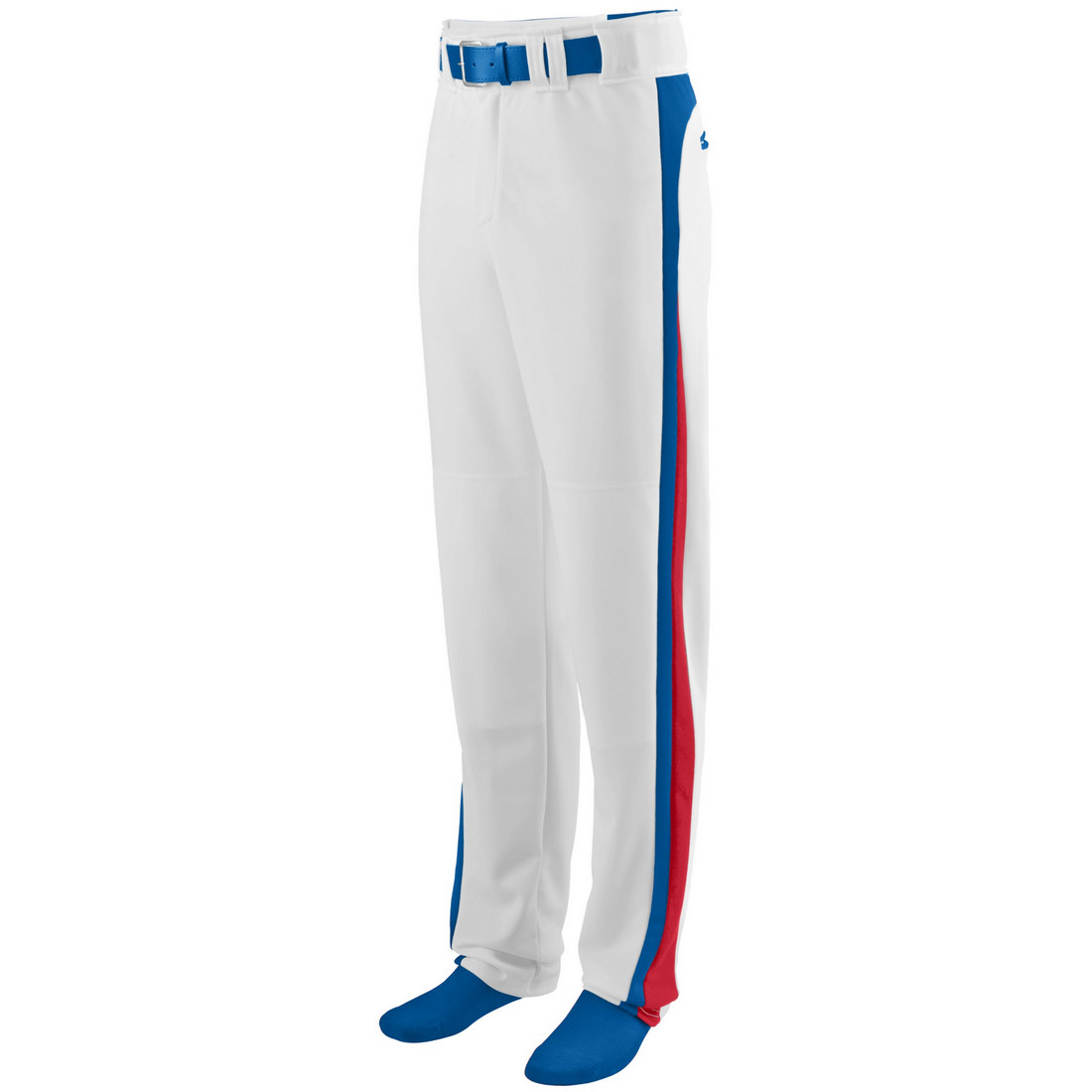 Picture of Augusta 1477A-White- Royal- Red-2X Slider Baseball & Softball Pant&#44; White&#44; Royal & Red - 2X