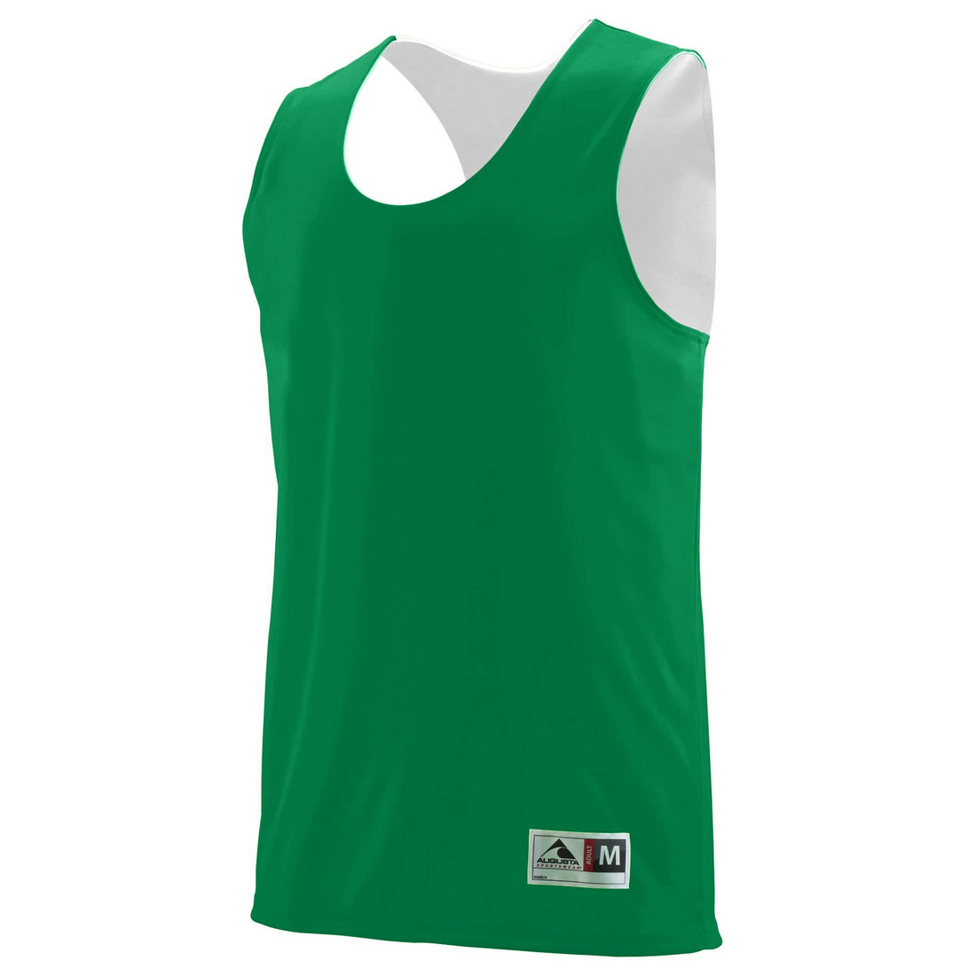Picture of Augusta 148A-Kelly- White-XL Reversible Wicking Tank&#44; Kelly-White - Extra Large