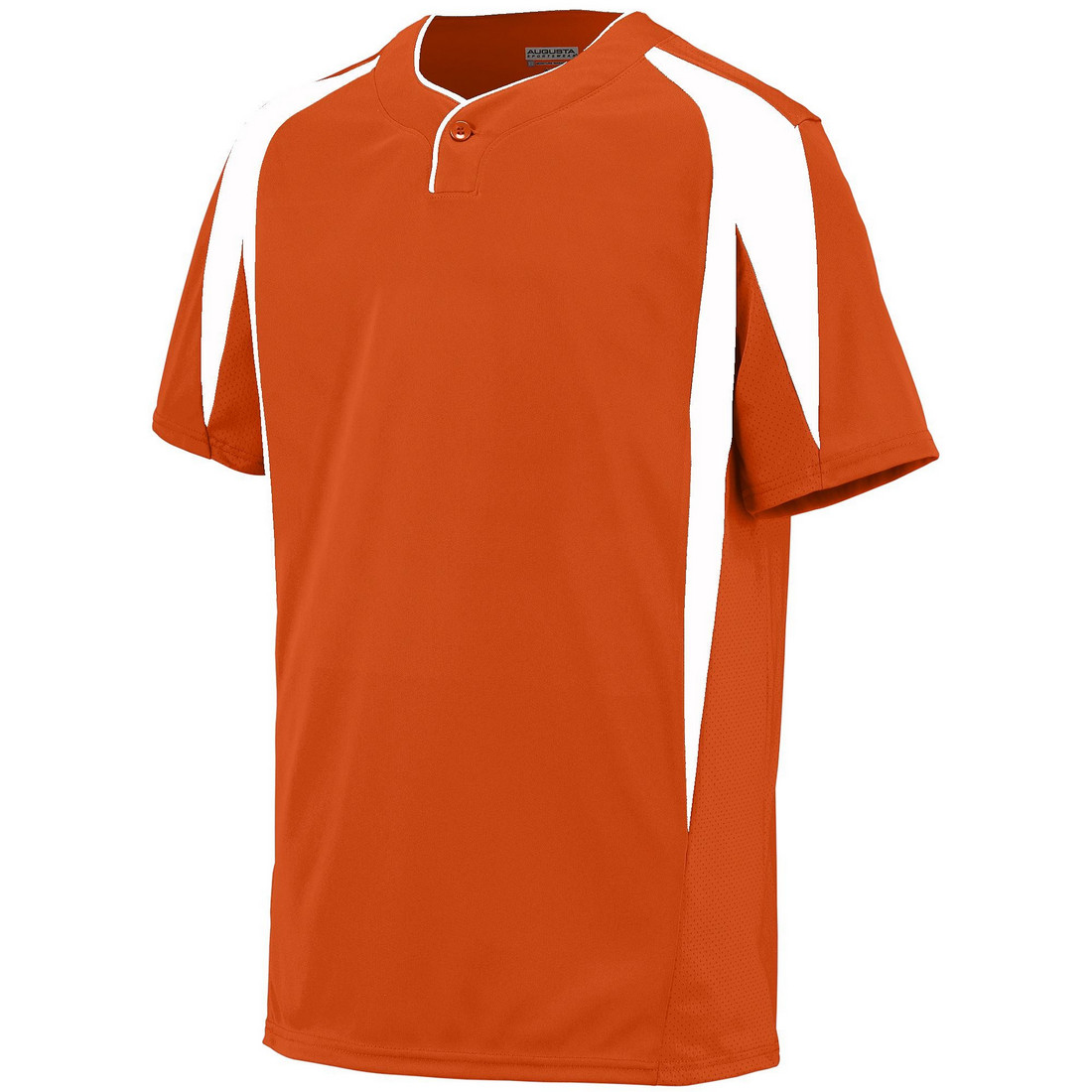 Picture of Augusta 1545A-Orange- White-L Flyball Jersey&#44; Orange-White - Large