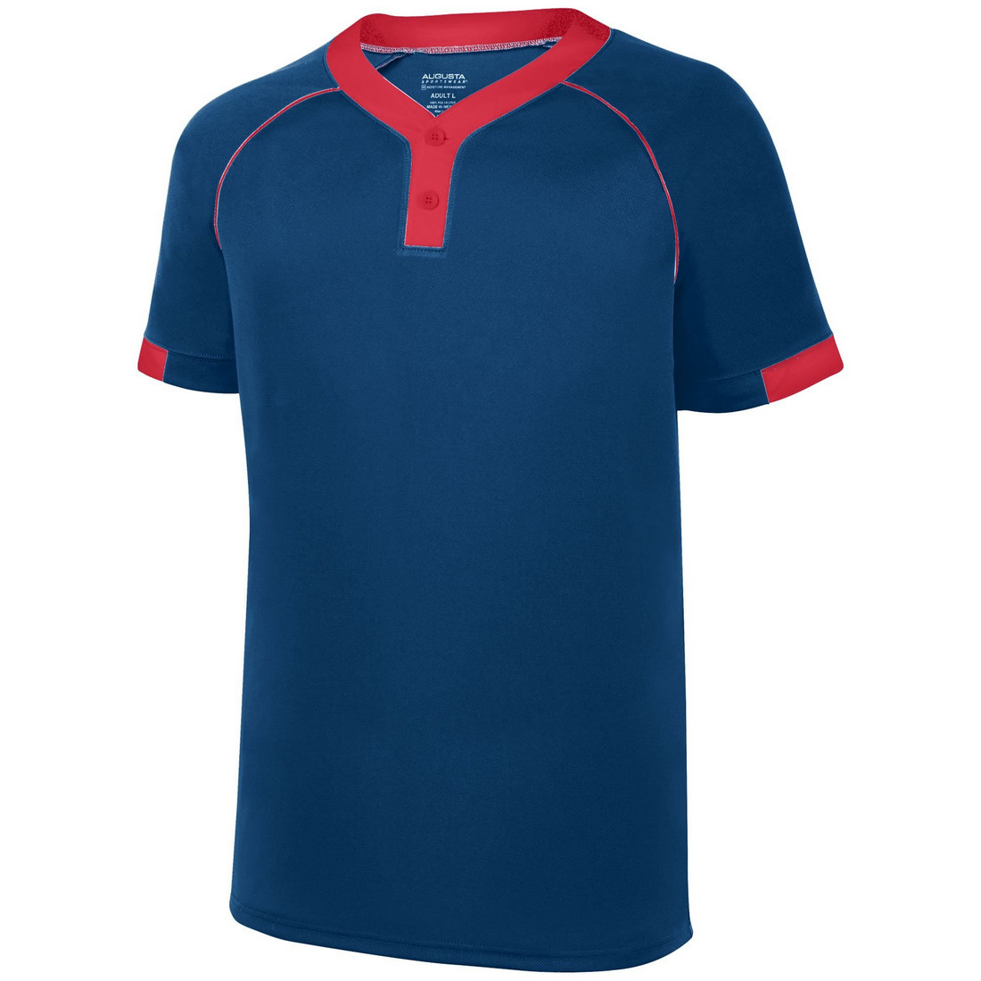 Picture of Augusta 1552A-Navy- Red-2X Stanza Jersey&#44; Navy & Red - 2X