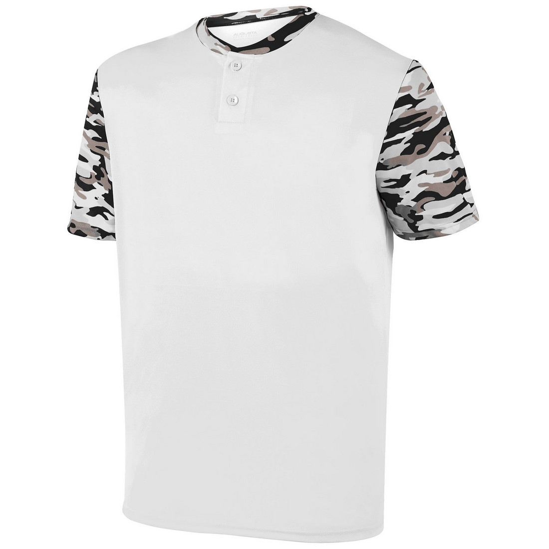 Picture of Augusta 1548A-White- Black Mod-XL Pop Fly Jersey&#44; White-Black Mod - Extra Large