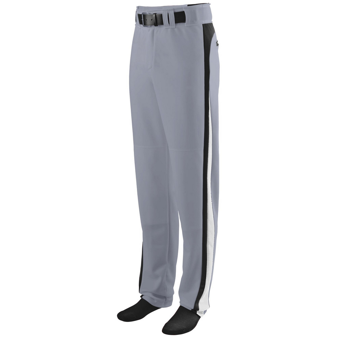 Picture of Augusta 1478A-Blue Grey- Black- White-XL Youth Slider Baseball & Softball Pant&#44; Blue Grey&#44; Black-White - Extra Large