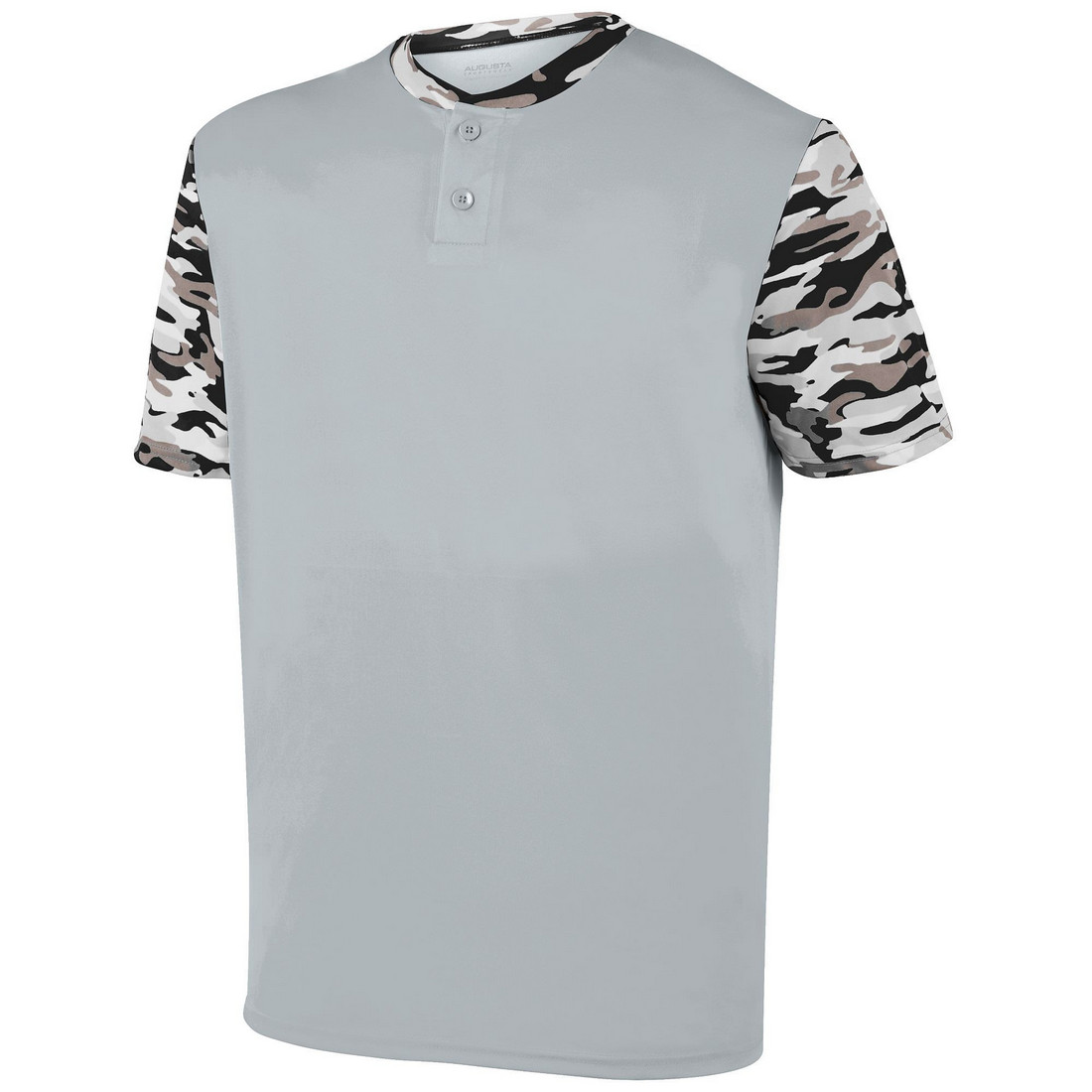Picture of Augusta 1548A-SLVR- BLK Mod-XL Pop Fly Jersey&#44; Silver-Black Mod - Extra Large