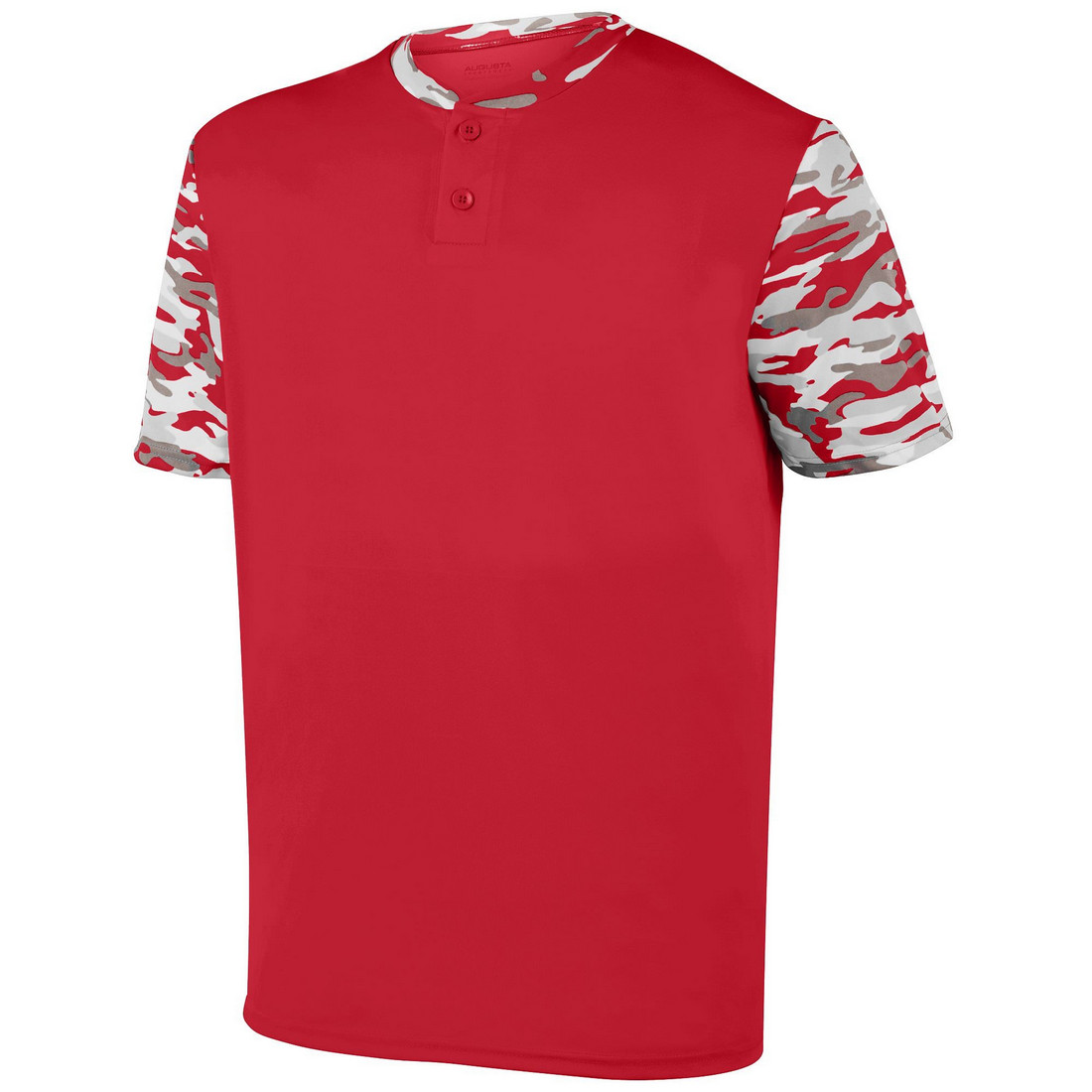 Picture of Augusta 1548A-Red- Red Mod-3X Pop Fly Jersey&#44; Red & Red Mod - 3X
