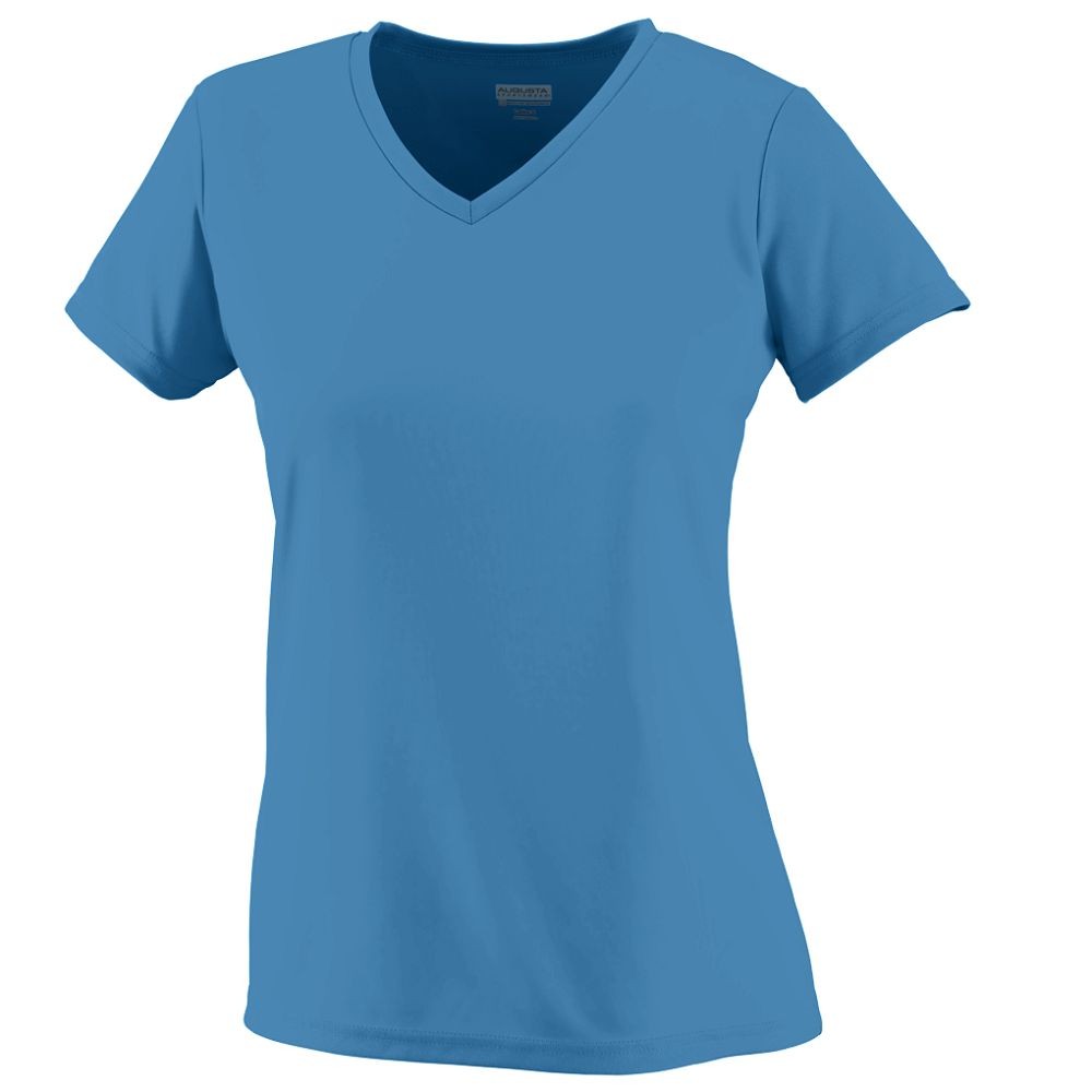 Picture of Augusta 1790A-Columbia Blue-3X Ladies Wicking Tee&#44; Columbia Blue - 3X