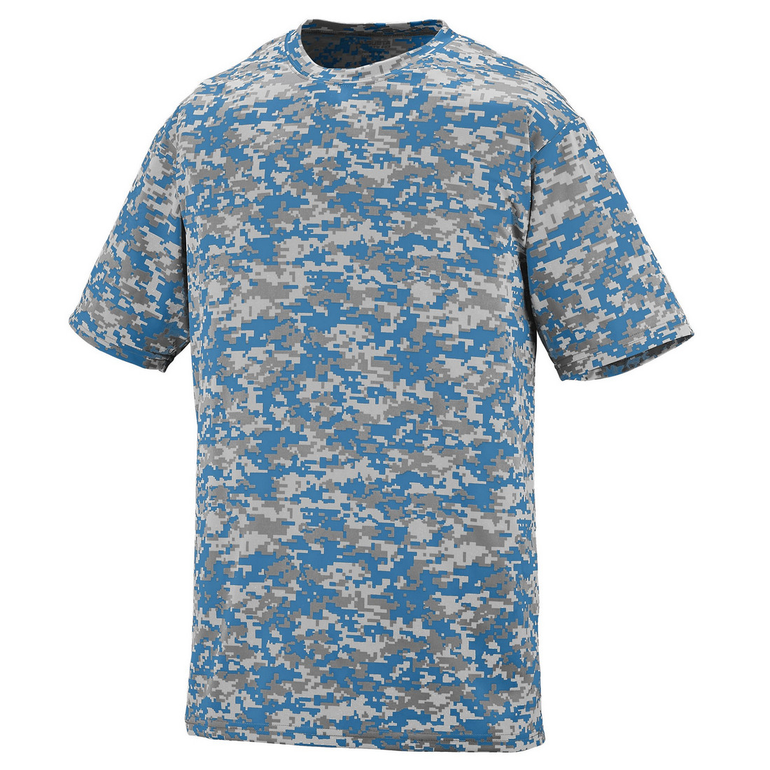 Picture of Augusta 1798A-Columbia Blue Digital-4X Digi Camo Wicking Tee&#44; Columbia Blue Digital - 4X
