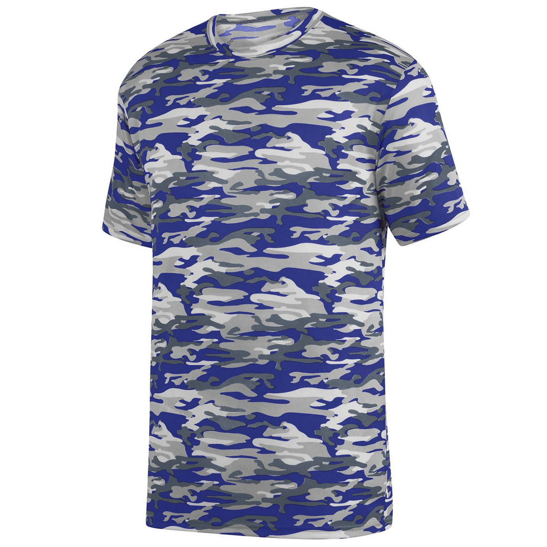 Picture of Augusta 1806A-Purple Mod-S Youth Mod Camo Wicking Tee&#44; Purple Mod - Small