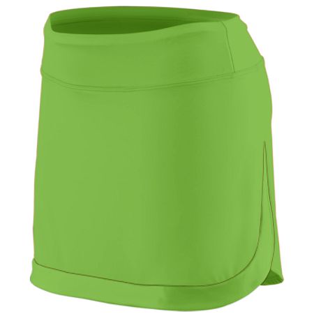 Picture of Augusta 2410A-Lime-2X Ladies Action Color Block Skort&#44; Lime - 2X