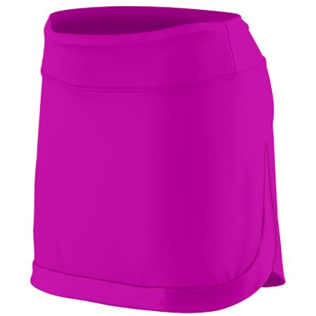 Picture of Augusta 2410A-Power Pink-L Ladies Action Color Block Skort&#44; Power Pink - Large