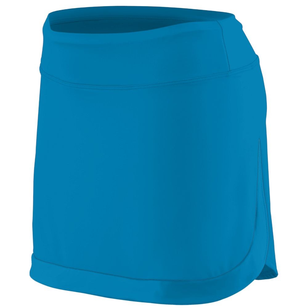 Picture of Augusta 2411A-Power Blue-L Girls Action Color Block Skort&#44; Power Blue - Large