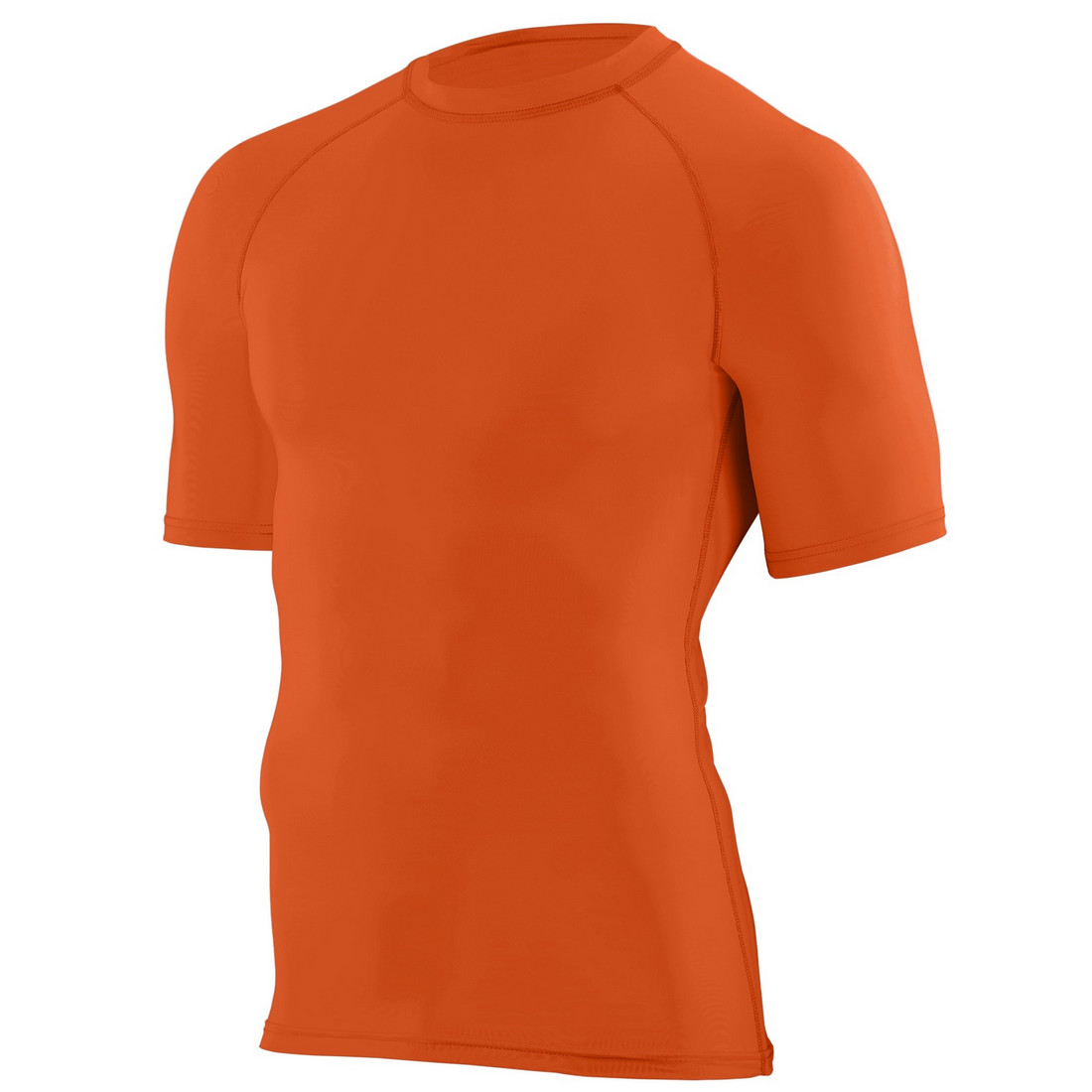 Picture of Augusta 2600A-Orange-M Hyperform Compression Short Sleeve Shirt&#44; Orange - Medium