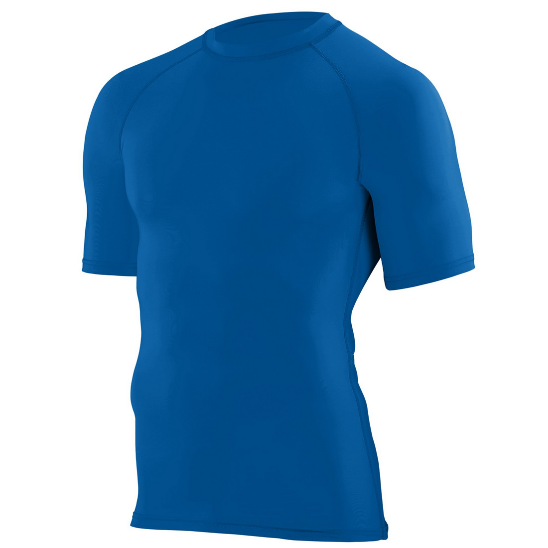 2600A-Royal-2X Hyperform Compression Short Sleeve Shirt, Royal - 2X