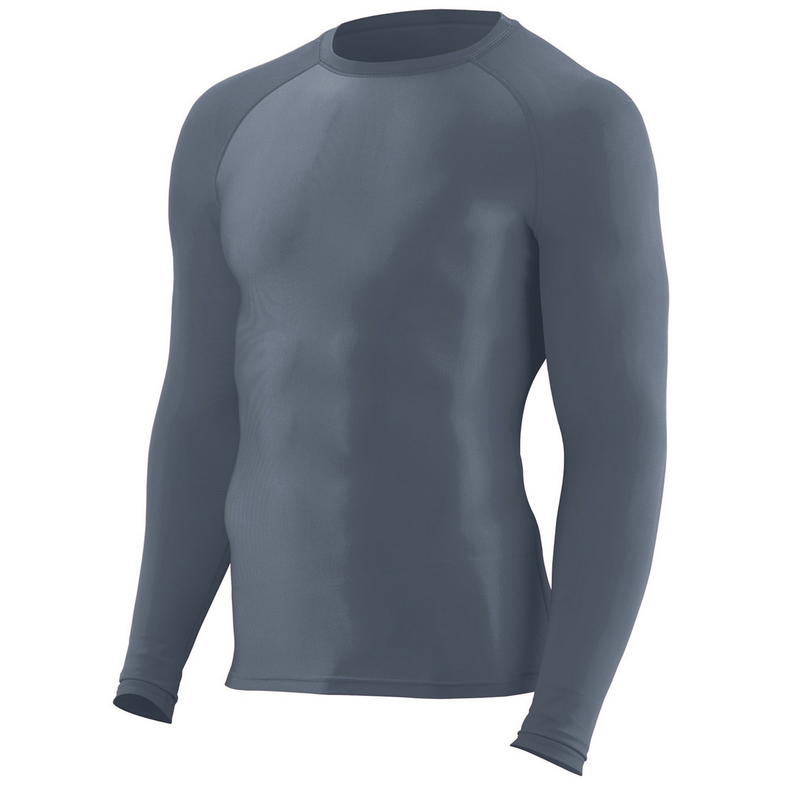 2604A-Graphite-3X Hyperform Compression Long Sleeve Shirt, Graphite - 3X