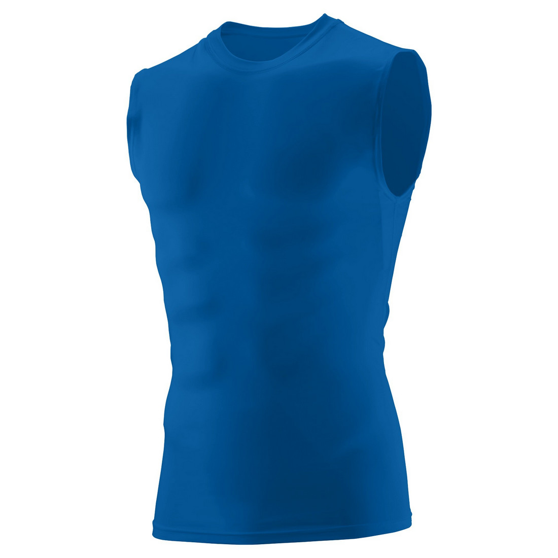 2602A-Royal-3X Hyperform Compression Sleeveless Shirt, Royal - 3X