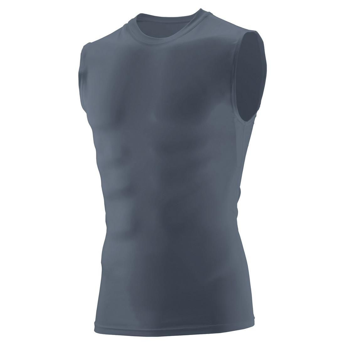 Augusta 2602A-Graphite-XL Hyperform Compression Sleeveless Shirt, Graphite - Extra Large