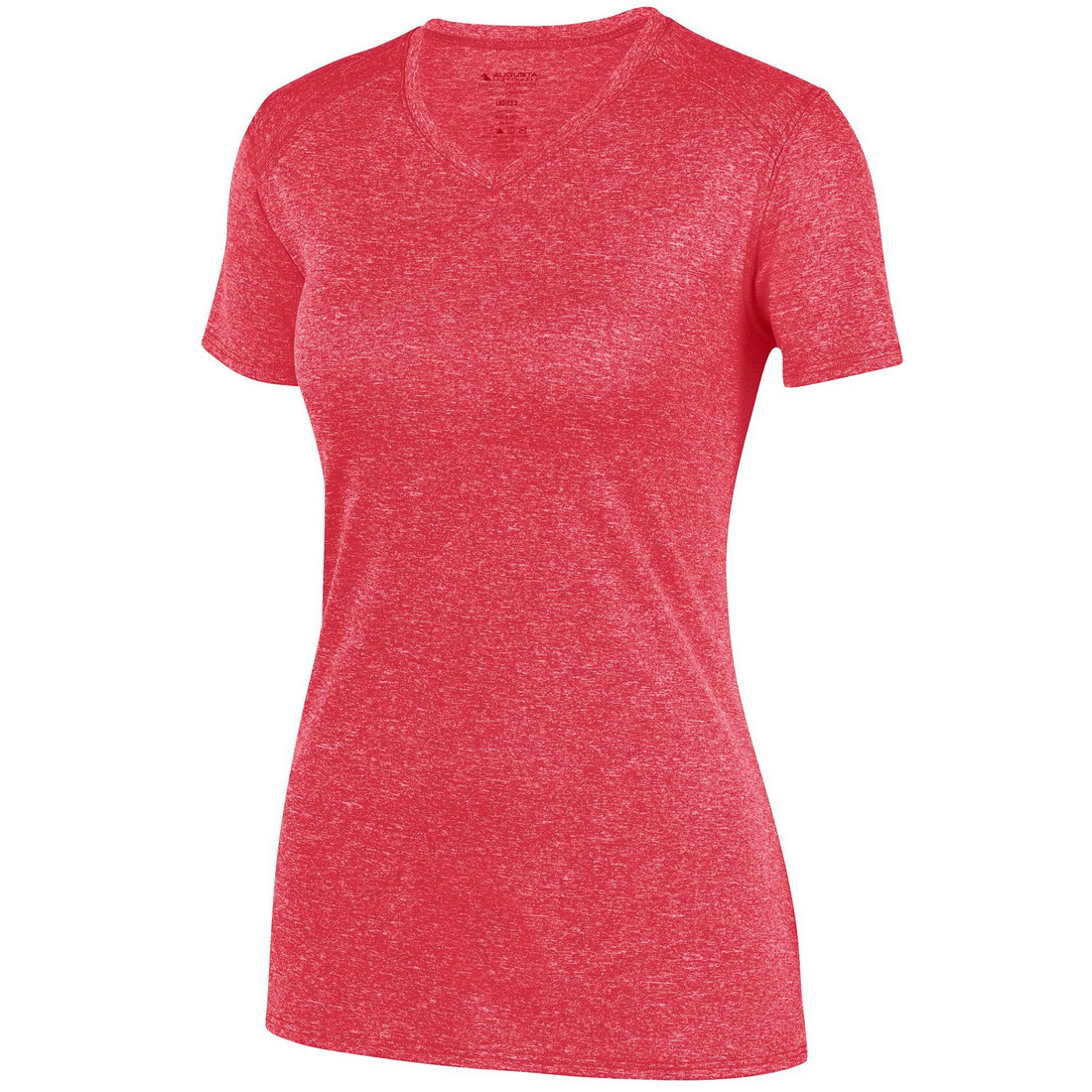 Picture of Augusta 2805A-Red Heather-S Ladies Kinergy Training Tee&#44; Red Heather - Small