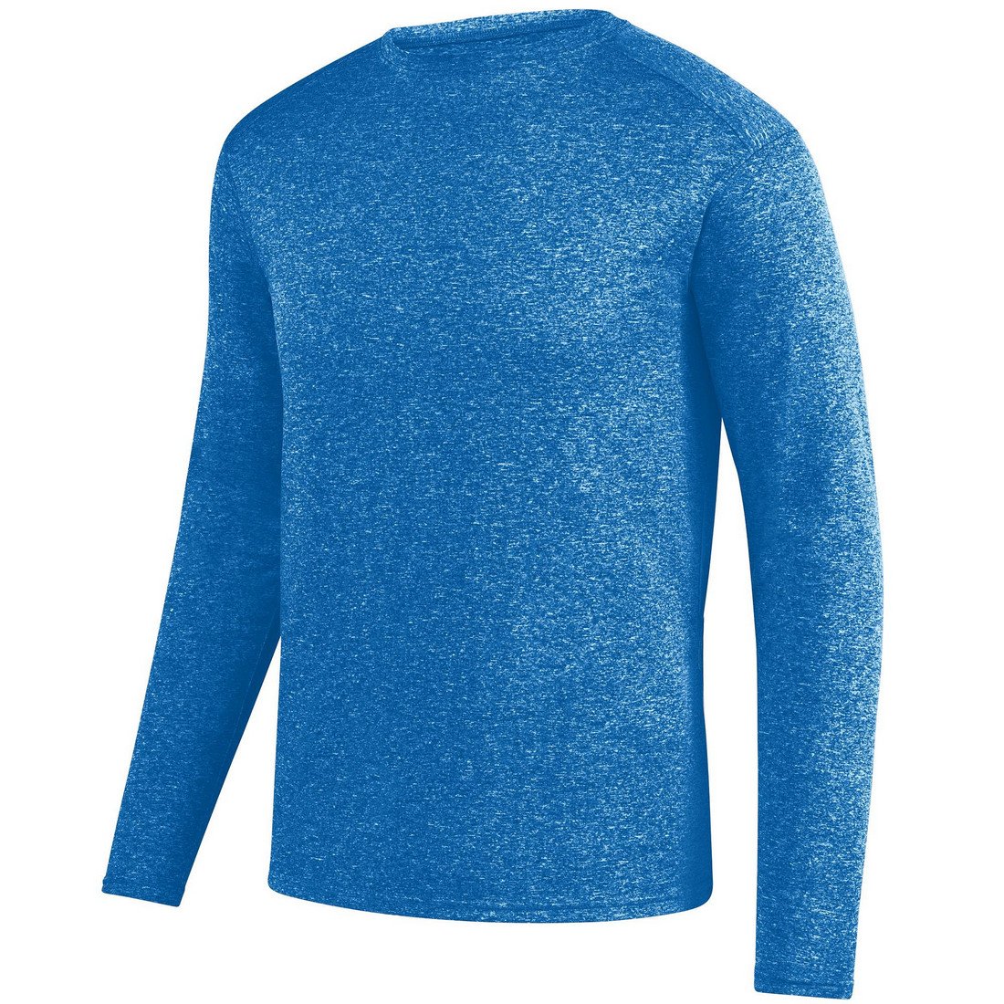 Picture of Augusta 2807A-Royal Heather-2X Kinergy Long Sleeve Tee&#44; Royal Heather - 2X