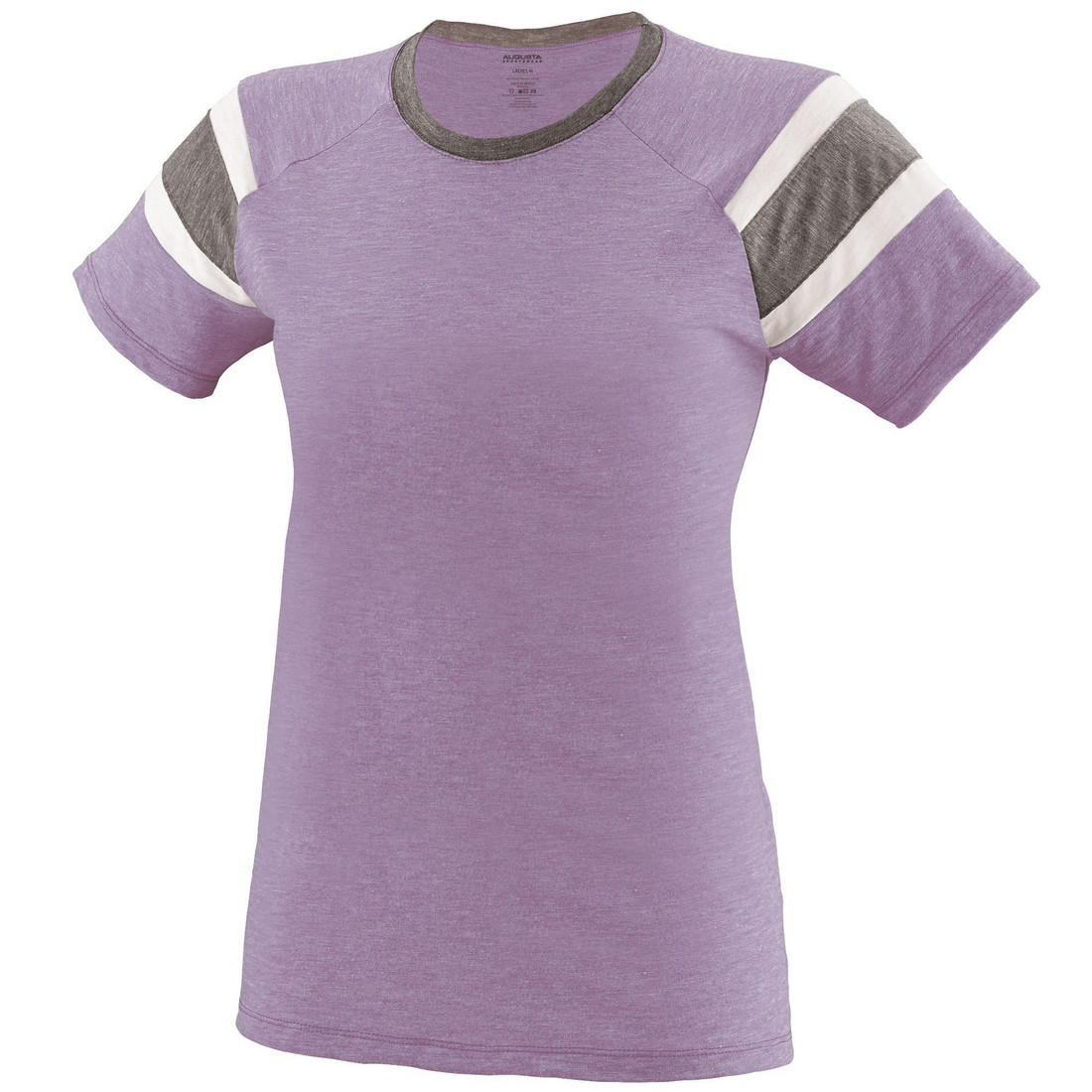 Picture of Augusta 3011A-Lavender- Slate- White-XS Ladies Fanatic Tee&#44; Lavender&#44; Slate-White - Extra Small