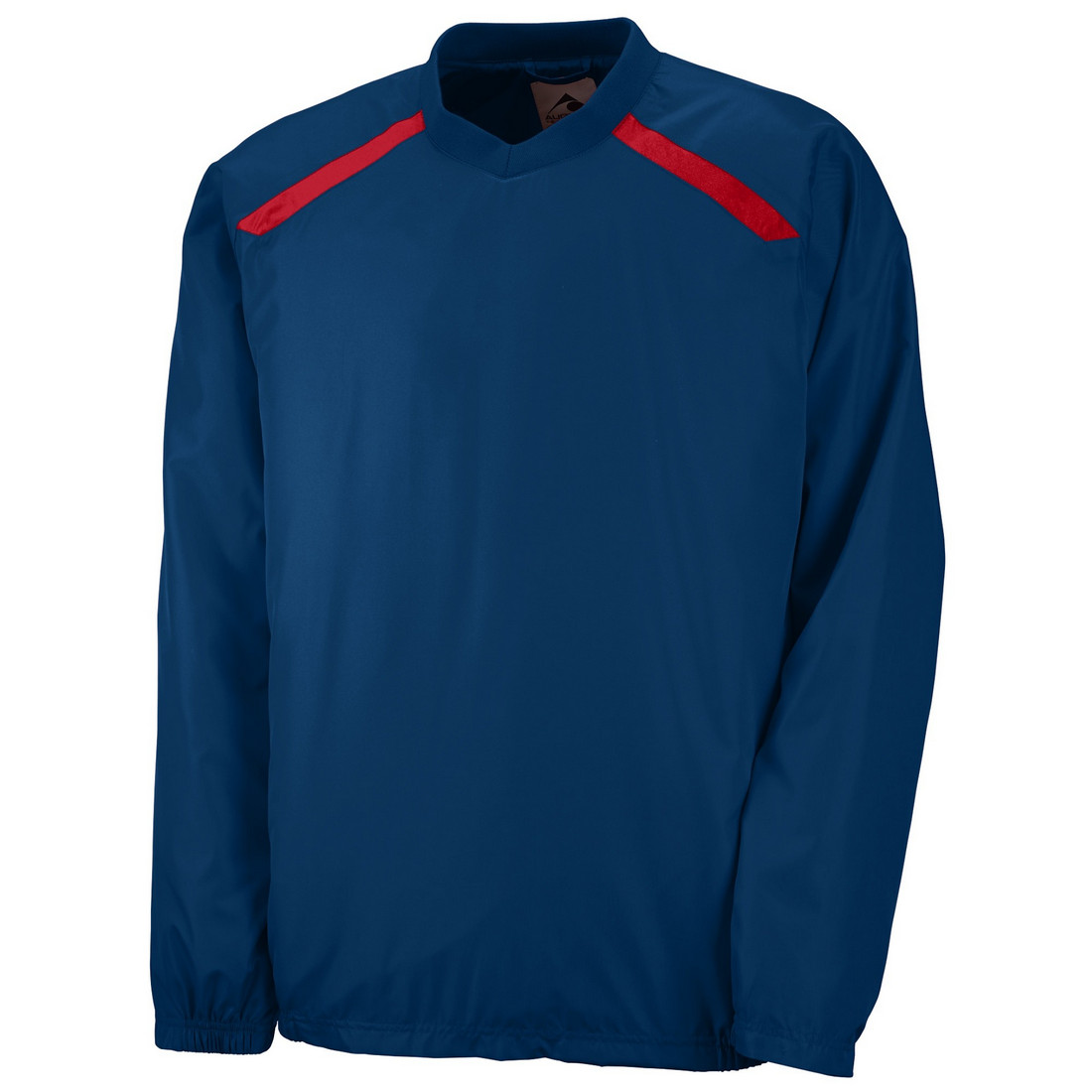 Picture of Augusta 3418A-Navy- Red-L Youth Promentum Pullover&#44; Navy & Red - Large