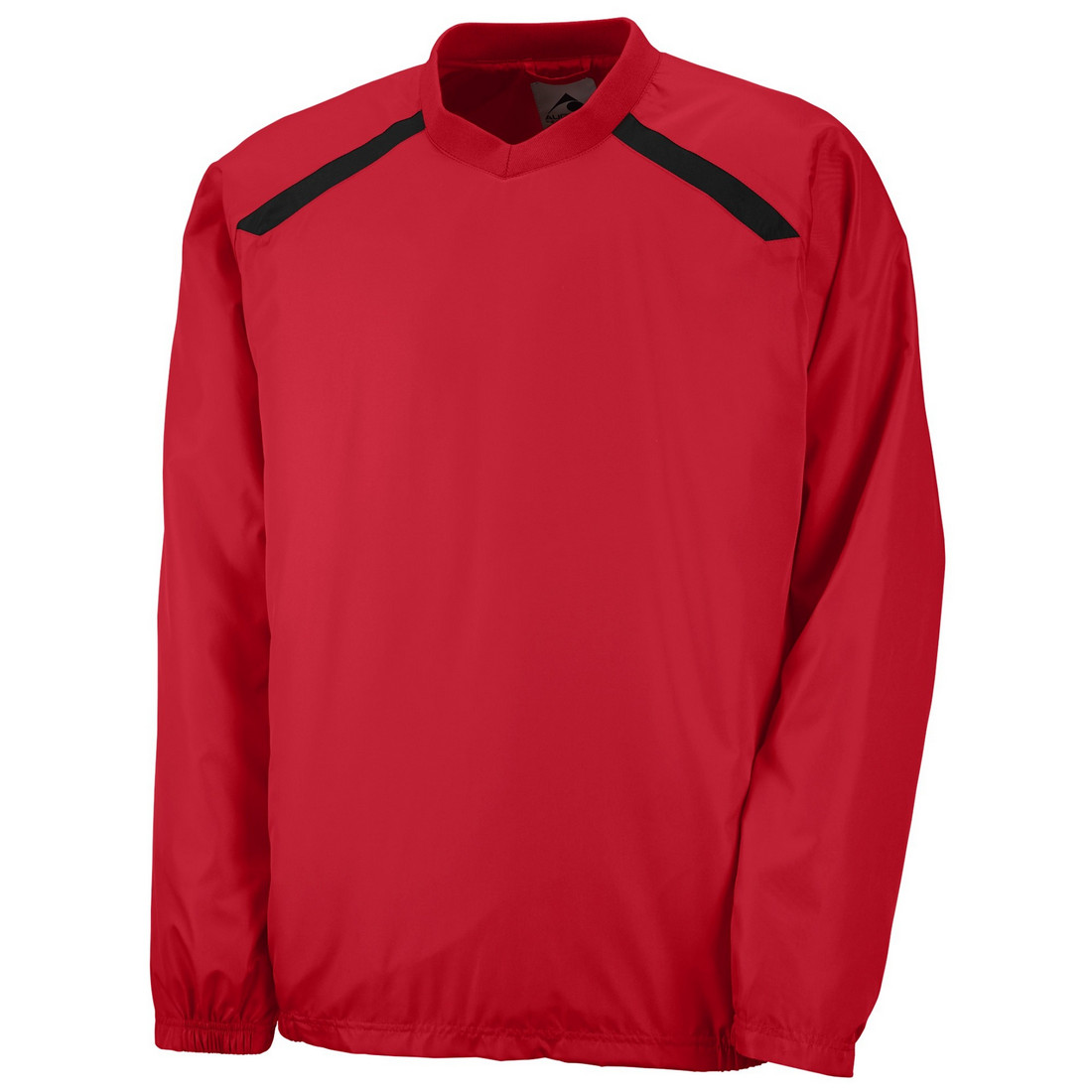 Picture of Augusta 3418A-Red- Black-M Youth Promentum Pullover&#44; Red-Black - Medium