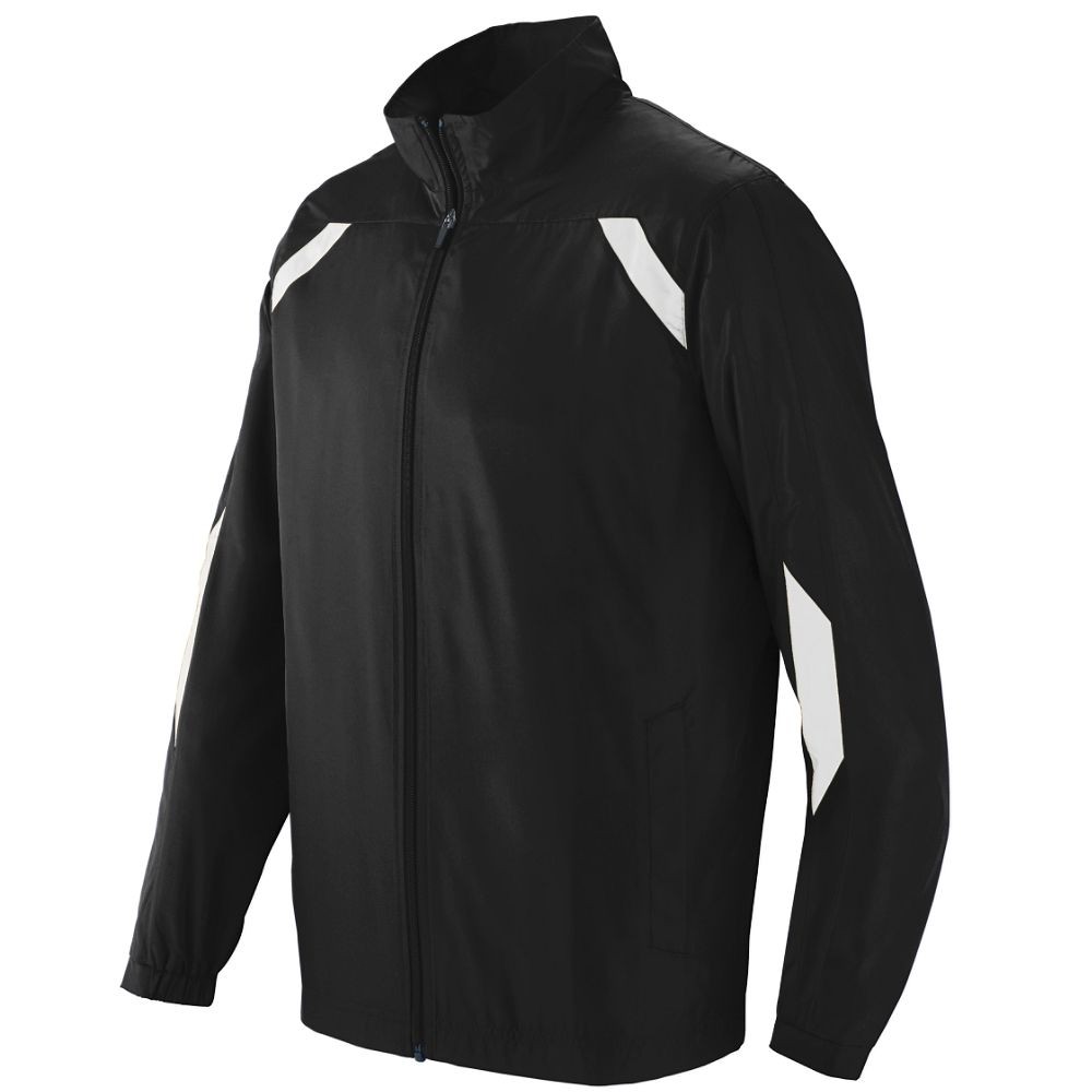 Picture of Augusta 3501A-Black- White-S Youth Avail Jacket&#44; Black-White - Small