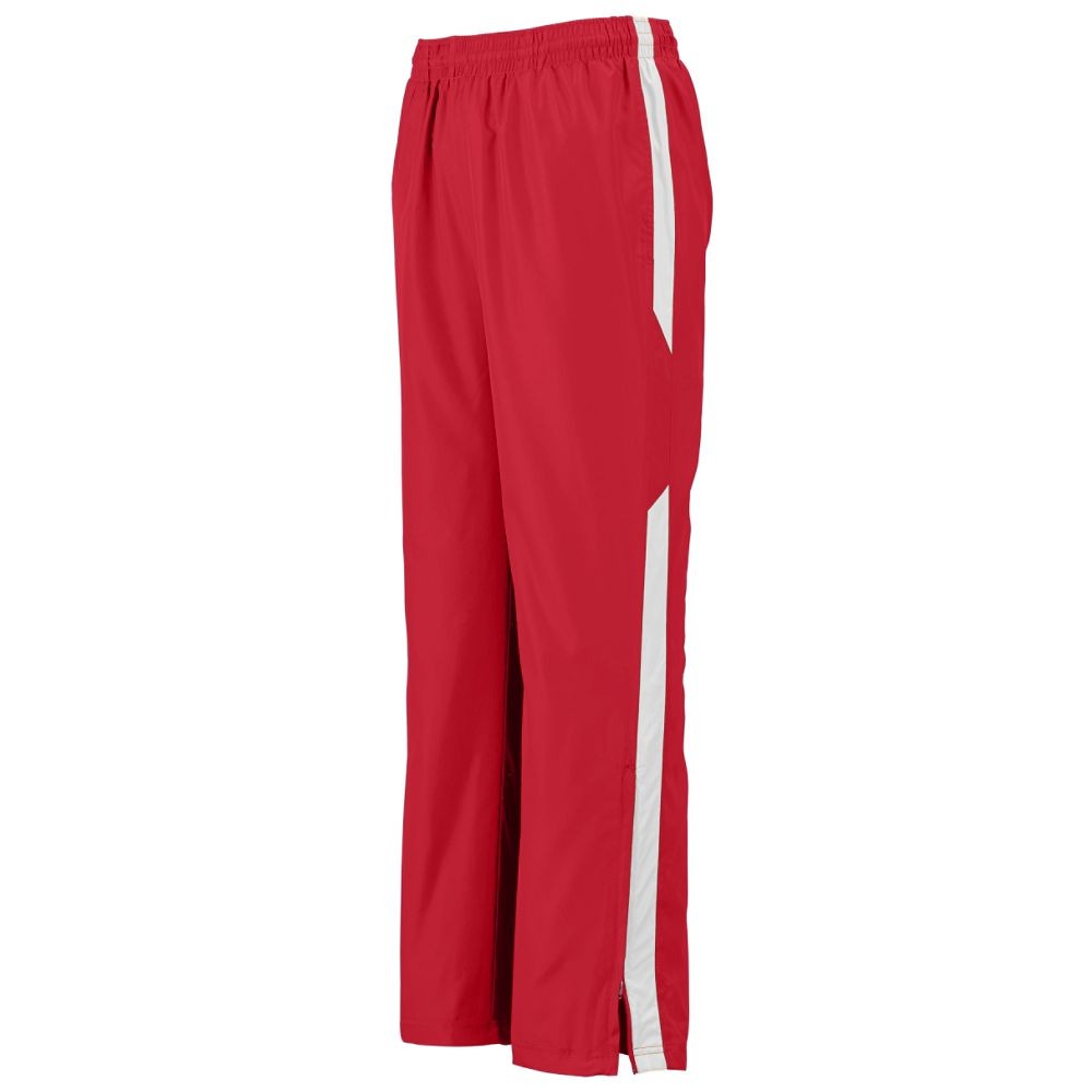Picture of Augusta 3505A-Red- White-L Youth Avail Pant&#44; Red-White - Large