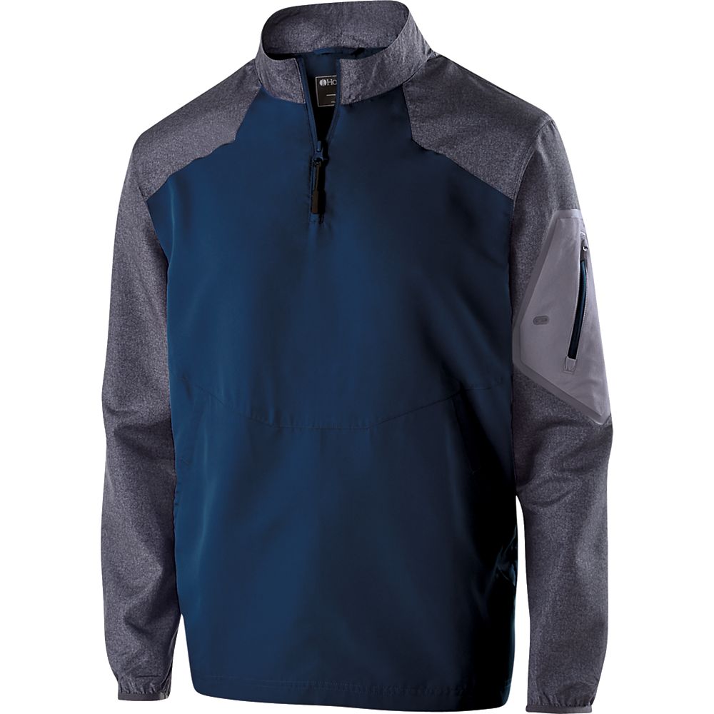 229155-Carbon Print- Navy-S Raider Pullover, Carbon Print & Navy - Small