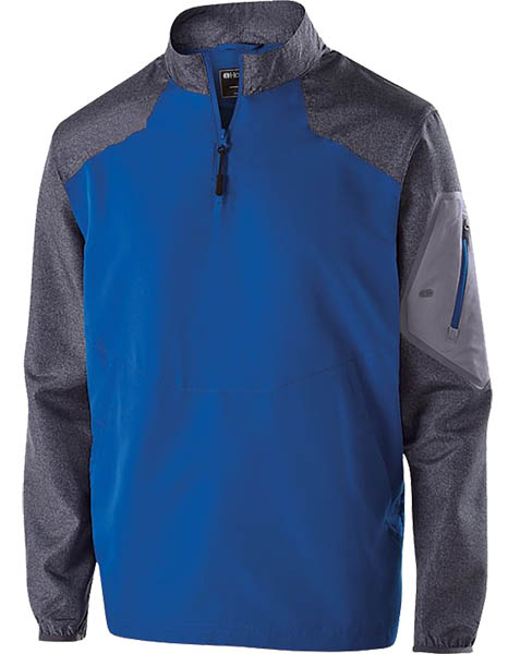 229155-Carbon Print- Royal-L Raider Pullover, Carbon Print & Royal - Large