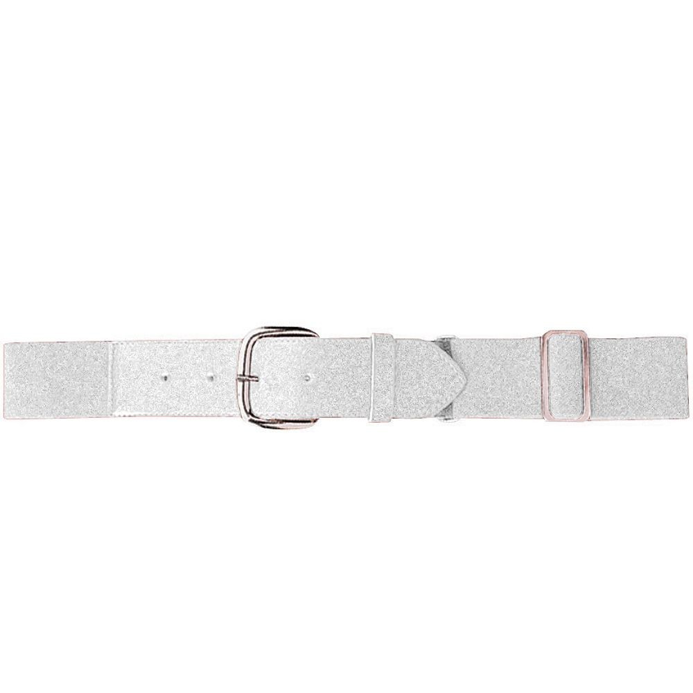 Picture of Augusta 6001A-White-ALL Elastic Baseball Belt&#44; White - All