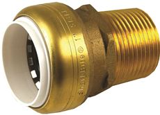 IPS & MNPT Sharkbite PVC Male Connector, 1 x 1 in.