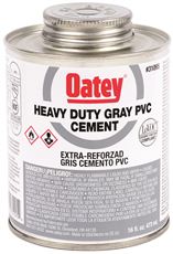PVC Heavy Duty Cement, Gray, 8 oz