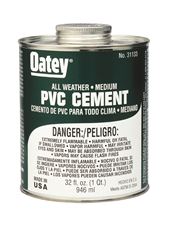PVC All Weather Cement, Clear, 32 oz