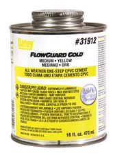 451342 16 oz CPVC 1-Step Flowguard, Yellow & Gold