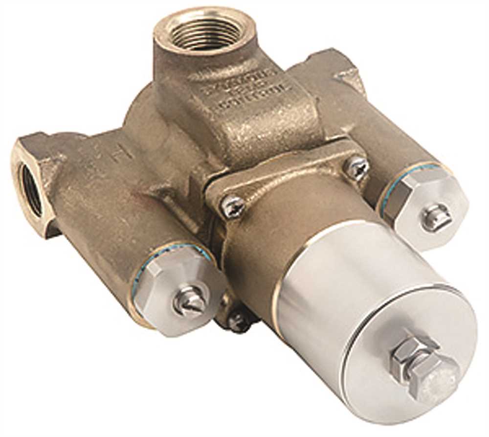 Picture of Symmons Industries 7-700 Symmons Tempcontrol Thermostatic Mixing Valve  Rough Brass  1-1/2 In. Outlet X 1-1/4 In. Inlets