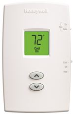 1030343 Pro 1000 Heat Pump Thermostat with Vertical Non-Programmable, Premier White -  Honeywell